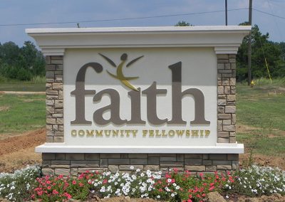 Faith Community Fellowship Monument Sign