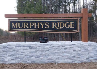 Murphy's Ridge Exterior Monument Sign